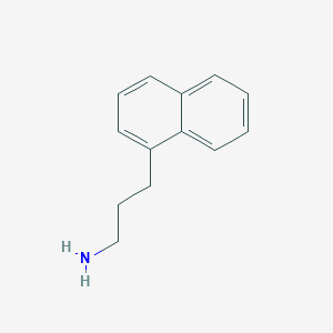 molecular formula C13H15N B1279137 3-(Naphthalen-1-yl)propan-1-amine CAS No. 24781-50-8