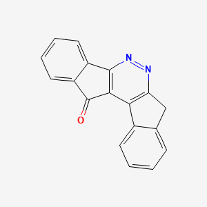 molecular formula C18H10N2O B12791383 B2Txv3EH95 CAS No. 161111-76-8
