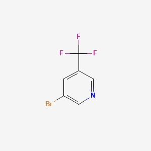 molecular formula C6H3BrF3N B1279140 3-溴-5-(三氟甲基)吡啶 CAS No. 436799-33-6