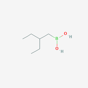 molecular formula C6H15BO2 B1279147 (2-ethylbutyl)boronic acid CAS No. 140614-19-3