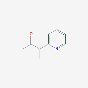 molecular formula C9H11NO B12791558 3-Pyridin-2-ylbutan-2-one CAS No. 6304-21-8