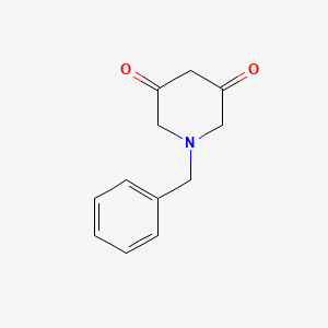 molecular formula C12H13NO2 B1279156 1-Benzylpiperidine-3,5-dione CAS No. 50866-56-3