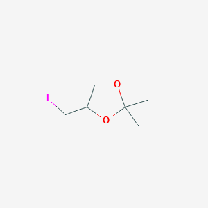 molecular formula C6H11IO2 B1279161 4-(Iodomethyl)-2,2-dimethyl-1,3-dioxolane CAS No. 4351-11-5