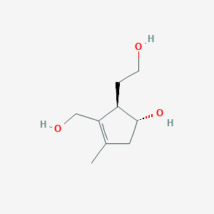 molecular formula C9H16O3 B12791660 1-Deoxyeucommiol CAS No. 79307-47-4
