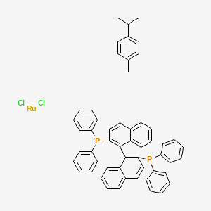 molecular formula C54H46Cl2P2Ru B1279170 (R)-RuCl[(p-cymene)(BINAP)]Cl CAS No. 145926-28-9