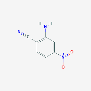 molecular formula C7H5N3O2 B1279174 2-Amino-4-nitrobenzonitrile CAS No. 87376-25-8