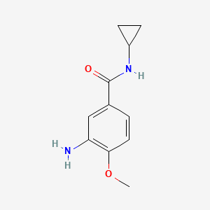 3-amino-N-cyclopropyl-4-methoxybenzamide
