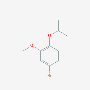 molecular formula C10H13BrO2 B1279183 4-Bromo-1-isopropoxy-2-methoxybenzene CAS No. 138505-27-8