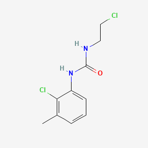 molecular formula C10H12Cl2N2O B12791909 1-(2-Chloroethyl)-3-(2-chloro-3-methylphenyl)urea CAS No. 102433-34-1