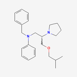 molecular formula C24H34N2O B12791935 Bepridil, (S)- CAS No. 110143-75-4