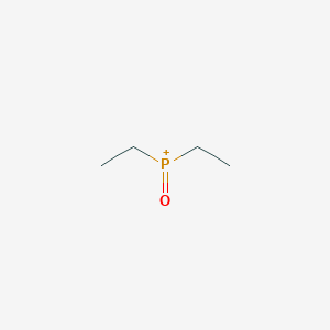molecular formula C4H10OP+ B1279195 (Ethylphosphonoyl)ethane CAS No. 7215-33-0