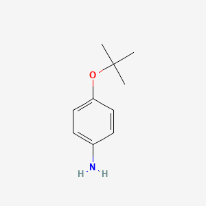 molecular formula C10H15NO B1279196 4-Tert-butoxyaniline CAS No. 57120-36-2