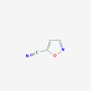 molecular formula C4H2N2O B1279201 Isoxazole-5-carbonitrile CAS No. 68776-59-0