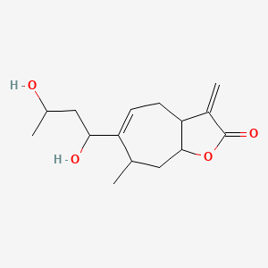 molecular formula C15H22O4 B12792052 Ivalbin CAS No. 7544-65-2