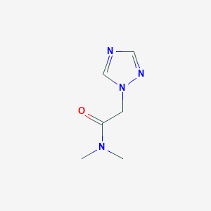 molecular formula C6H10N4O B127921 N,N-Dimethyl-1H-1,2,4-triazole-1-acetamide CAS No. 81041-92-1