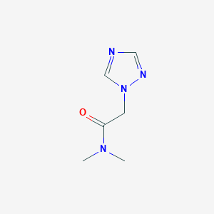 molecular formula C6H10N4O B127921 N,N-dimethyl-2-(1H-1,2,4-triazol-1-yl)acetamide CAS No. 81041-92-1