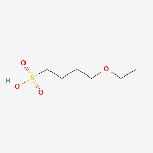 molecular formula C6H14O4S B12792153 4-Ethoxy-1-butanesulfonic acid CAS No. 5324-86-7