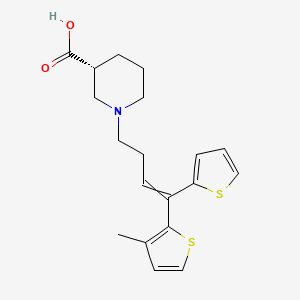 molecular formula C19H23NO2S2 B12792159 Desmethyltiagabine CAS No. 748741-38-0