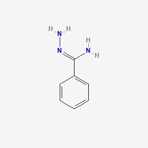 molecular formula C7H9N3 B1279216 Benzimidic acid, hydrazide 