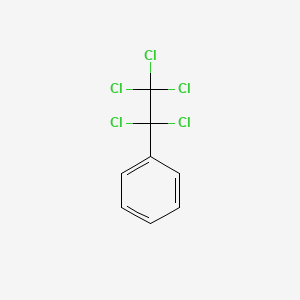 molecular formula C8H5Cl5 B12792177 1-(Pentachloroethyl)benzene CAS No. 706-93-4