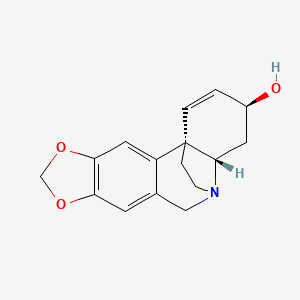 molecular formula C16H17NO3 B12792242 Vittatine CAS No. 510-69-0
