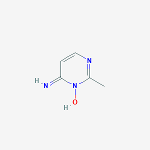 molecular formula C5H7N3O B127923 3-Hydroxy-2-methylpyrimidin-4-imine CAS No. 141074-56-8