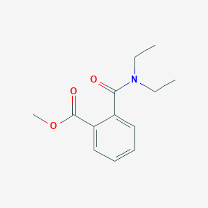 molecular formula C13H17NO3 B12792327 Methyl 2-(diethylcarbamoyl)benzoate CAS No. 26593-44-2