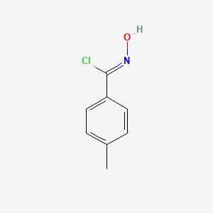 molecular formula C8H8ClNO B1279235 N-Hydroxy-4-methylbenzimidoyl chloride CAS No. 36288-37-6