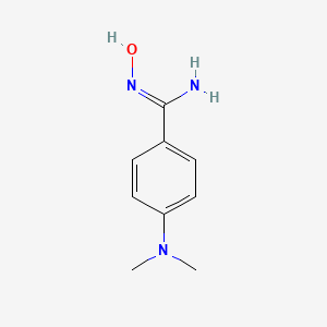 B1279236 4-(dimethylamino)-N'-hydroxybenzenecarboximidamide CAS No. 1585960-54-8