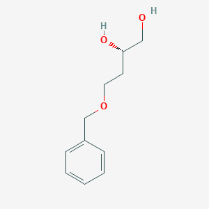 molecular formula C11H16O3 B1279245 (S)-4-Benzyloxy-1,2-butanediol CAS No. 69985-32-6