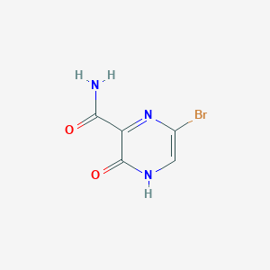 molecular formula C5H4BrN3O2 B1279246 6-Bromo-3-hydroxypyrazine-2-carboxamide CAS No. 259793-88-9