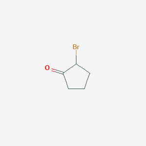 molecular formula C5H7BrO B1279250 2-Bromocyclopentanone CAS No. 21943-50-0