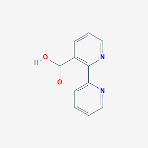 molecular formula C11H8N2O2 B1279253 [2,2'-Bipyridine]-3-carboxylic acid CAS No. 220340-46-5