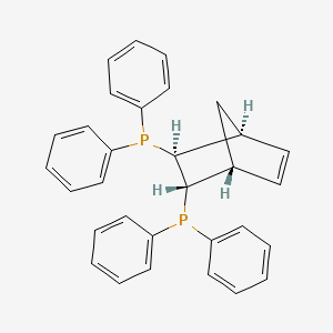 molecular formula C31H28P2 B1279269 (2S,3S)-(+)-2,3-Bis(diphenylphosphino)-bicyclo[2.2.1]hept-5-ene CAS No. 71042-54-1