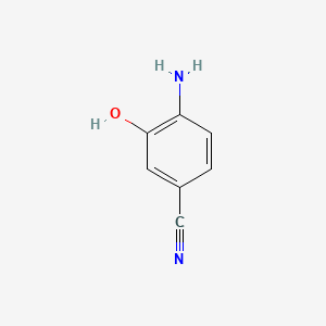 molecular formula C7H6N2O B1279274 4-Amino-3-hydroxybenzonitrile CAS No. 55586-26-0