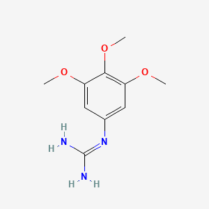 molecular formula C10H15N3O3 B1279278 N-(3,4,5-Trimethoxyphenyl)guanidine CAS No. 57004-63-4