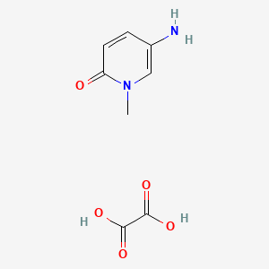 molecular formula C8H10N2O5 B1279286 草酸-5-氨基-1-甲基吡啶-2(1H)-酮 CAS No. 318468-73-4
