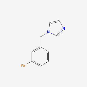 molecular formula C10H9BrN2 B1279287 1-(3-Bromobenzyl)-1H-imidazole CAS No. 72459-47-3