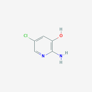 molecular formula C5H5ClN2O B1279299 2-Amino-5-chloropyridin-3-ol CAS No. 40966-87-8