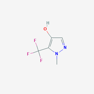 1-Methyl-5-(trifluoromethyl)-1H-pyrazol-4-ol