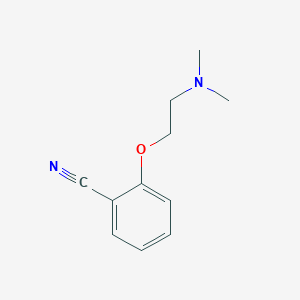 molecular formula C11H14N2O B1279309 2-[2-(Dimethylamino)ethoxy]benzonitrile CAS No. 206261-63-4