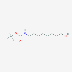 molecular formula C13H27NO3 B1279319 Carbamic acid, (8-hydroxyoctyl)-, 1,1-dimethylethyl ester CAS No. 144183-31-3
