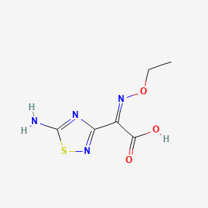 (Z)-2-(5-Amino-1,2,4-thiadiazol-3-yl)-2-(ethoxyimino)acetic acid
