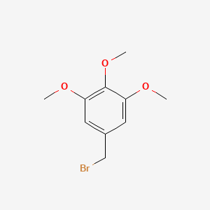 molecular formula C10H13BrO3 B1279337 5-(Bromomethyl)-1,2,3-trimethoxybenzene CAS No. 21852-50-6