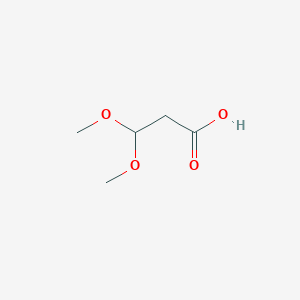 molecular formula C5H10O4 B1279342 3,3-dimethoxypropanoic Acid CAS No. 6191-98-6