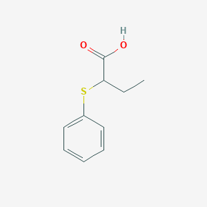 molecular formula C10H12O2S B1279346 2-(Phenylsulfanyl)butanoic acid CAS No. 62675-40-5