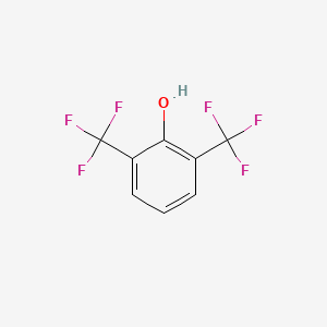 molecular formula C8H4F6O B1279352 2,6-Bis(trifluoromethyl)phenol CAS No. 46377-35-9