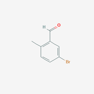 molecular formula C8H7BrO B1279380 5-溴-2-甲基苯甲醛 CAS No. 90050-59-2