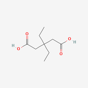 molecular formula C9H16O4 B12793814 3,3-Diethylpentanedioic acid CAS No. 4160-95-6