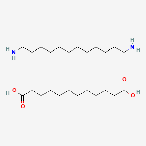 molecular formula C24H50N2O4 B12793868 Dodecane-1,12-diamine;dodecanedioic acid CAS No. 60180-78-1